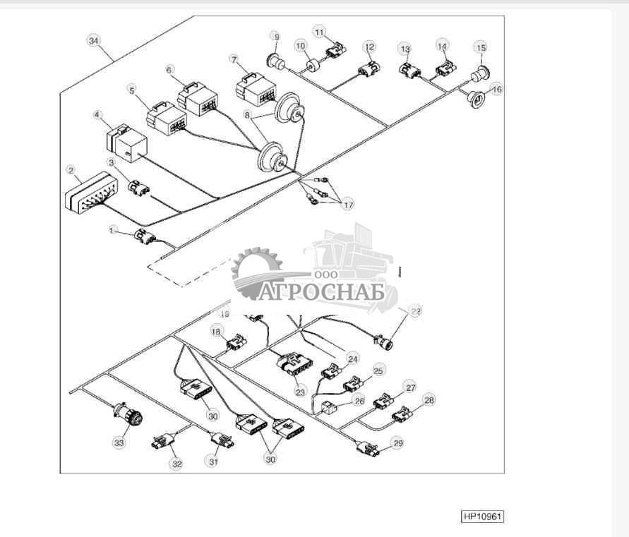 LH Main Wiring Harness 